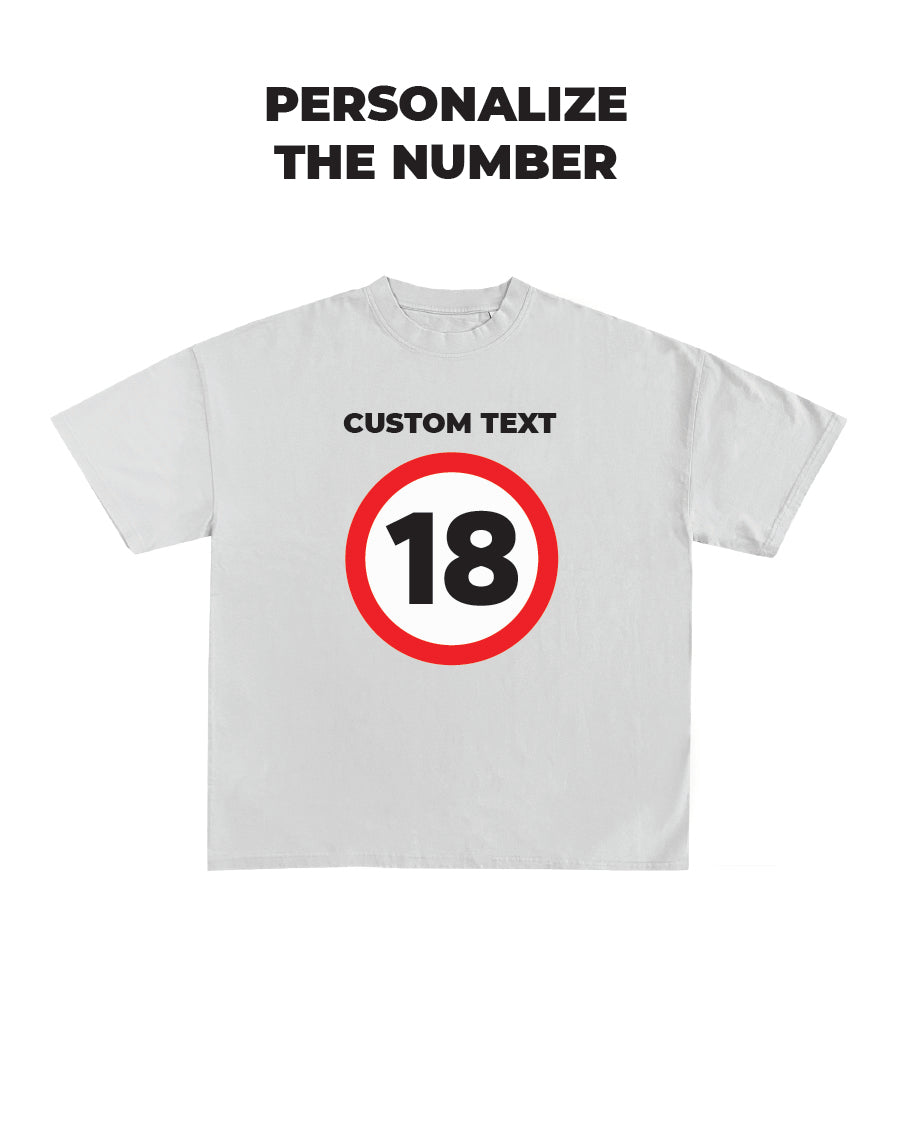 "Number" custom T-shirt