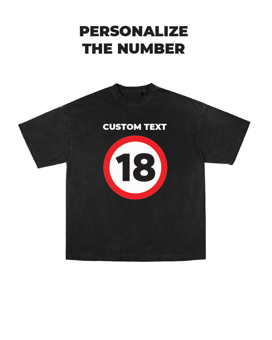 "Number" custom T-shirt