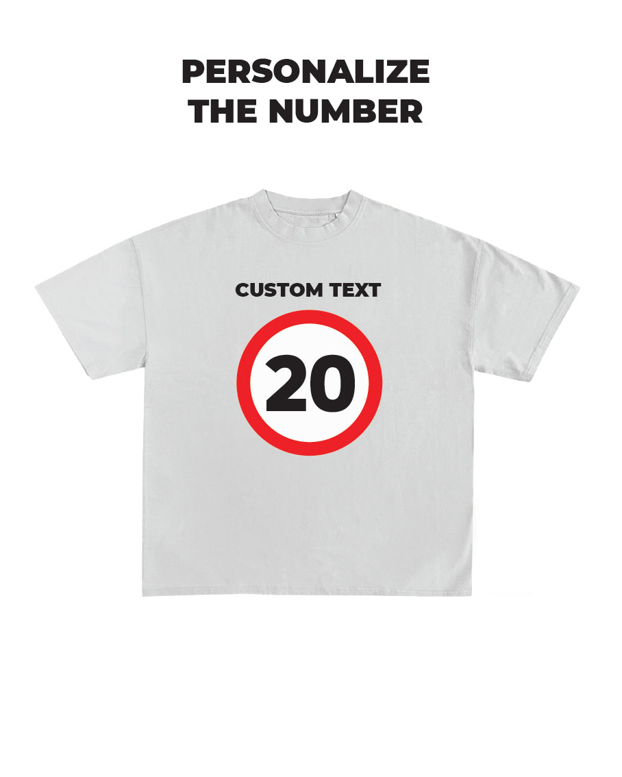 "Number" custom T-shirt