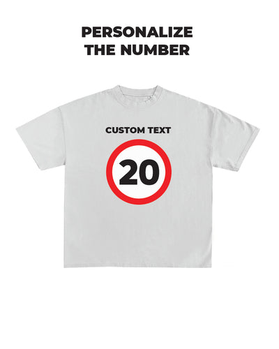 "Number" custom T-shirt