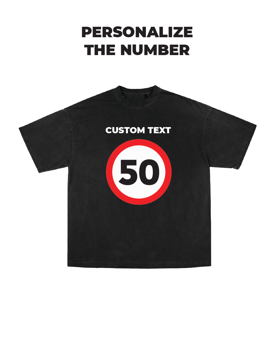 "Number" custom T-shirt