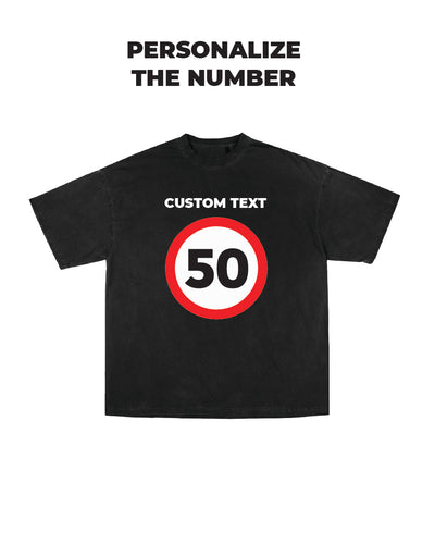 "Number" custom T-shirt